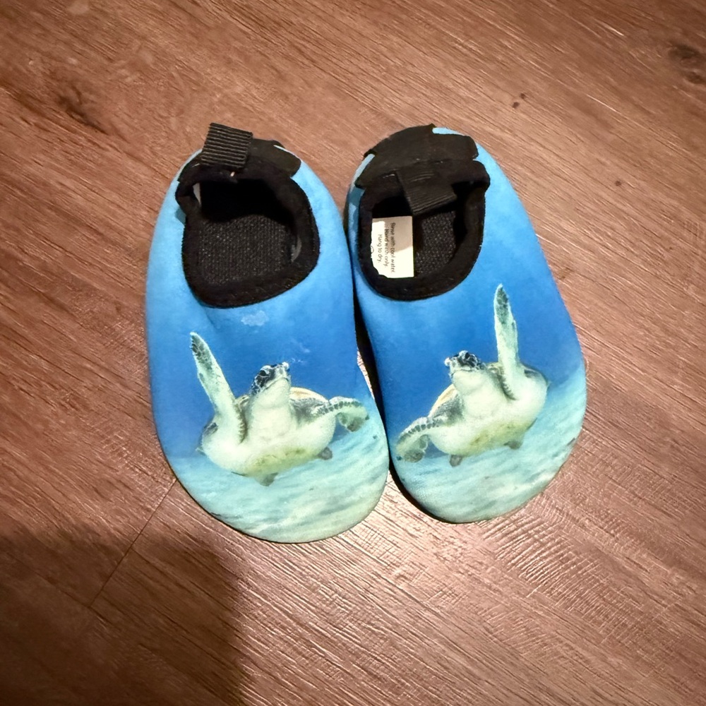 Children's Aqua Adventure Shoes - Sea Turtle Blue